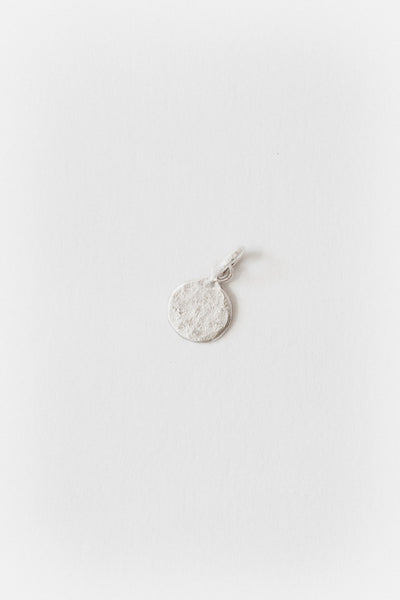 Textured Circle Charm