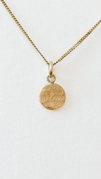 Textured Circle Charm