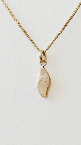Textured Leaf Charm