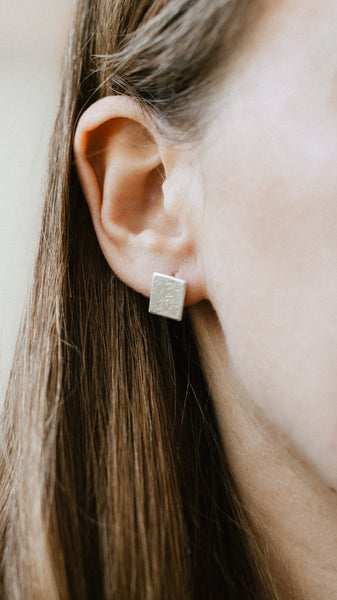 Textured Rectangle Studs
