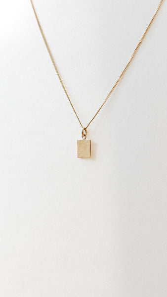 Textured Rectangle Charm