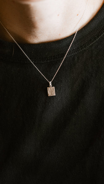 Textured Rectangle Charm