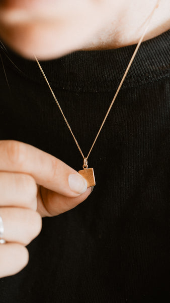 Textured Rectangle Charm