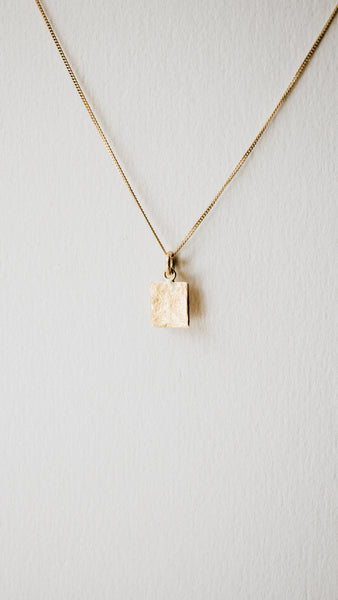 Textured Rectangle Charm
