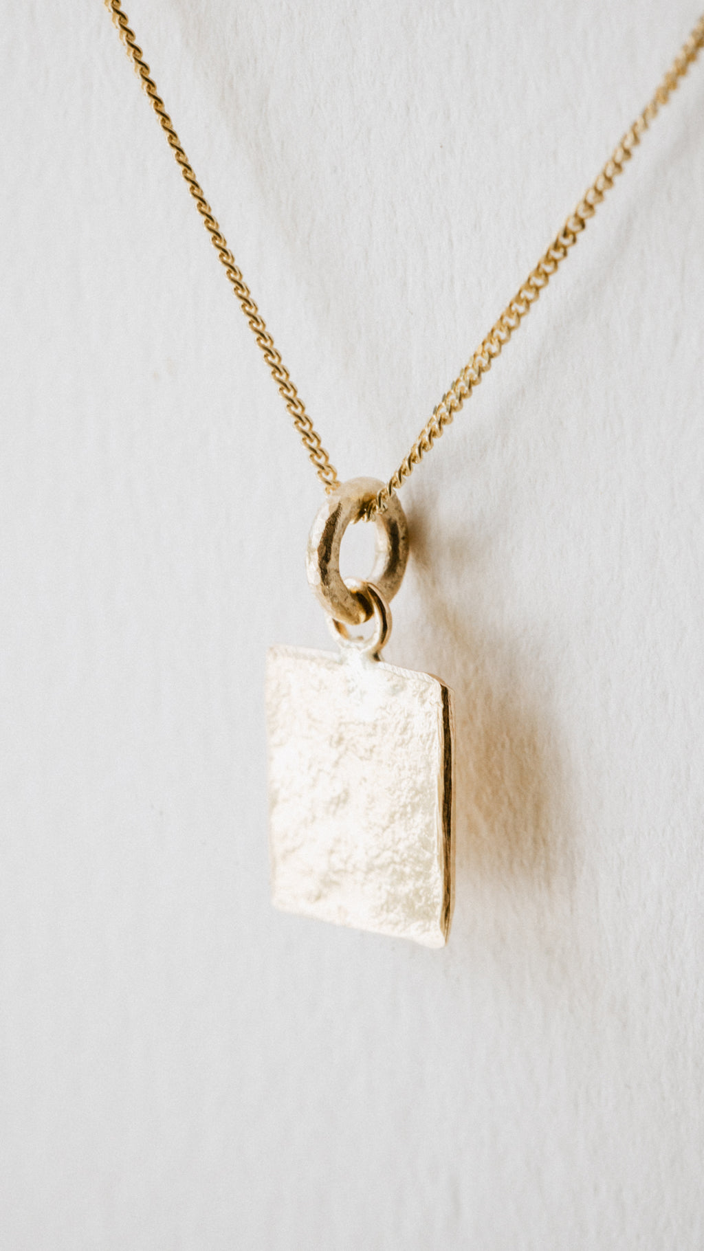 Textured Rectangle Charm