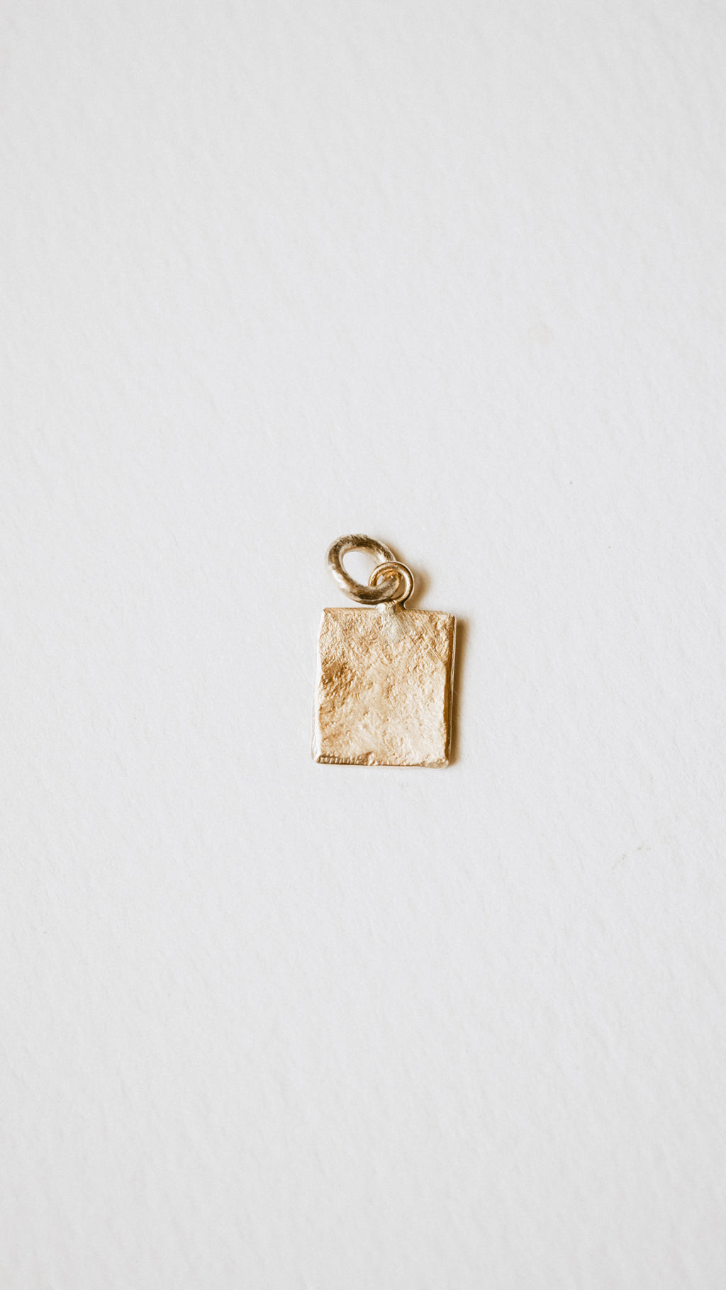 Textured Rectangle Charm