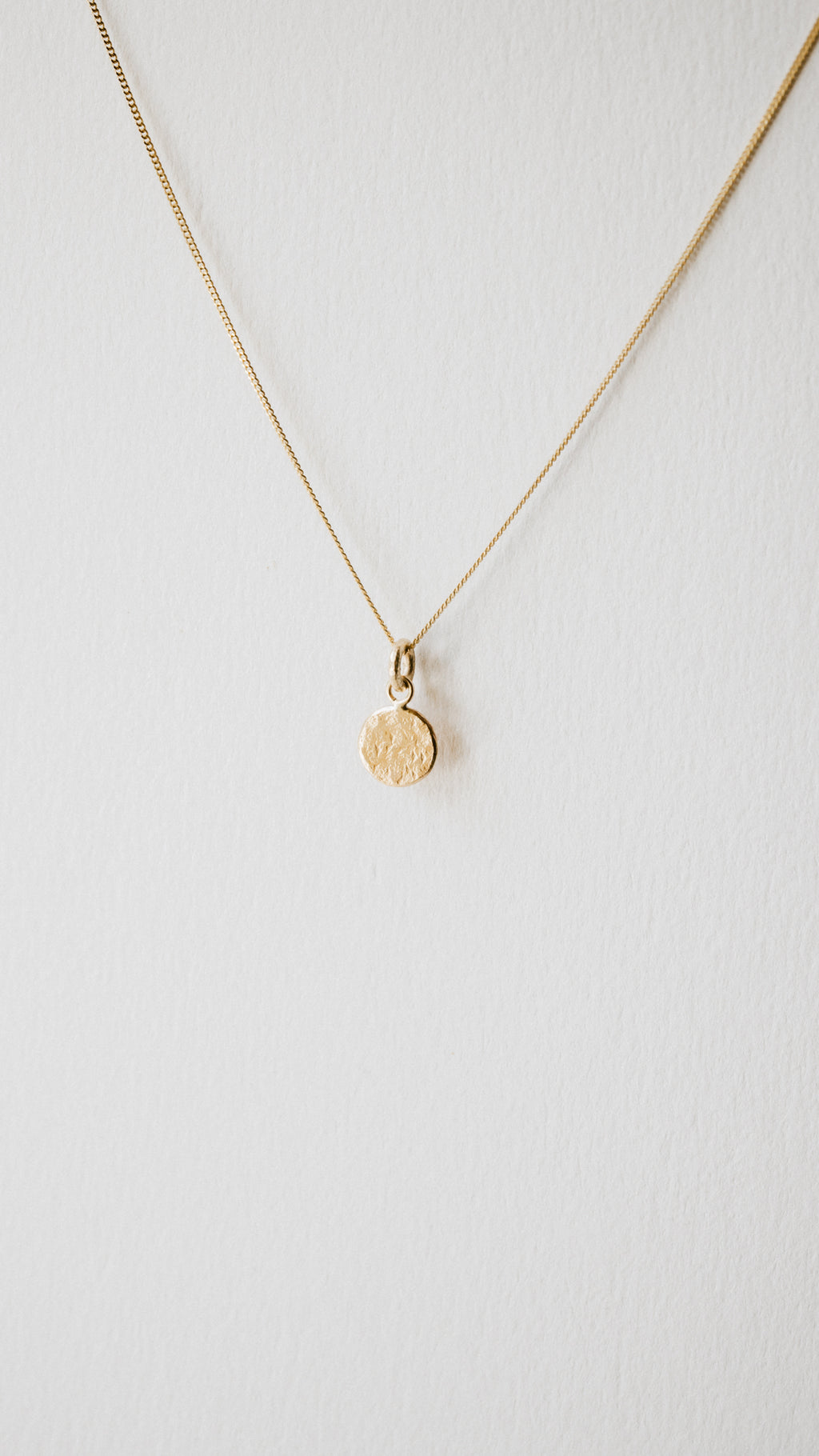 Textured Circle Charm