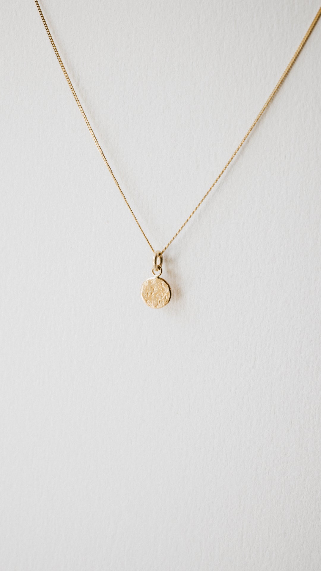 Textured Circle Charm