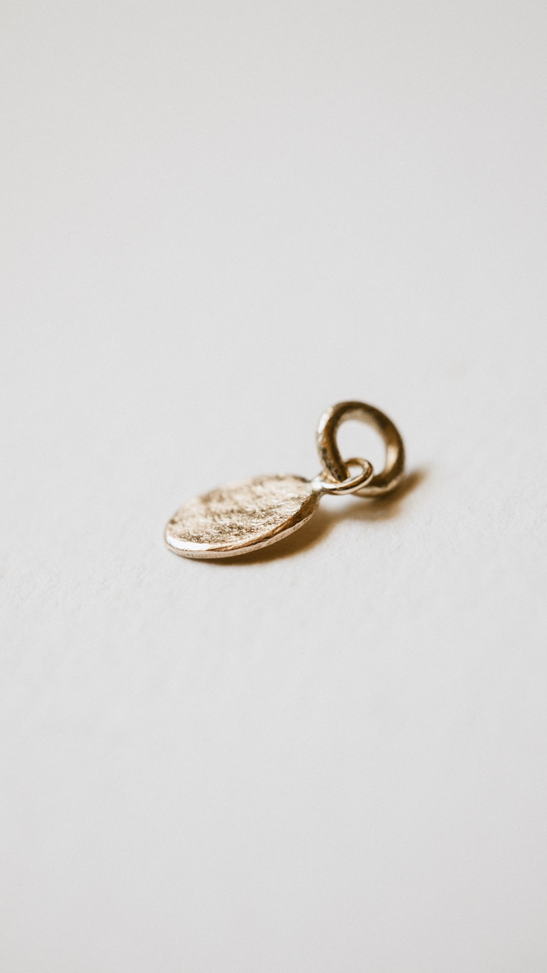 Textured Oval Charm