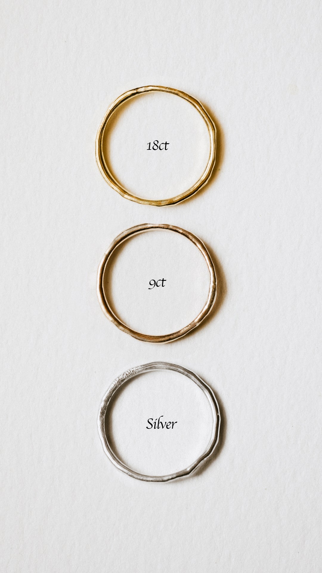 Textured Grevillea Circle Charm Cuff