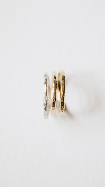 Textured Band Ring