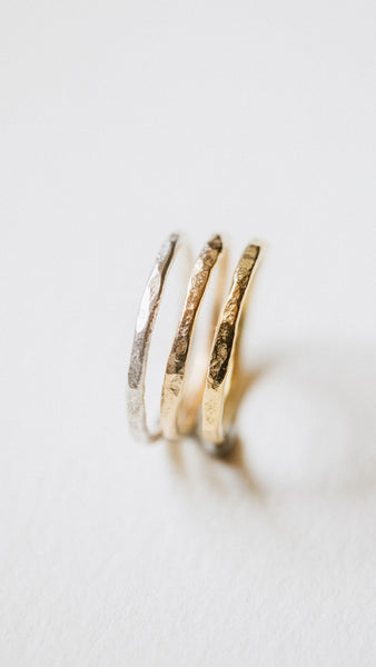 Textured Band Ring