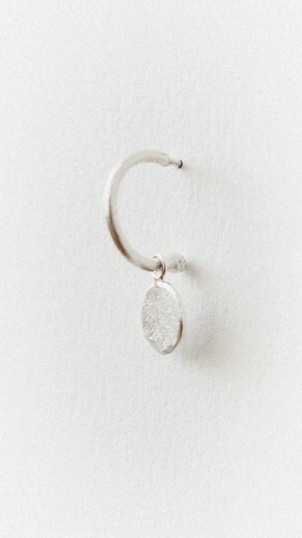 Textured Oval Loop Studs