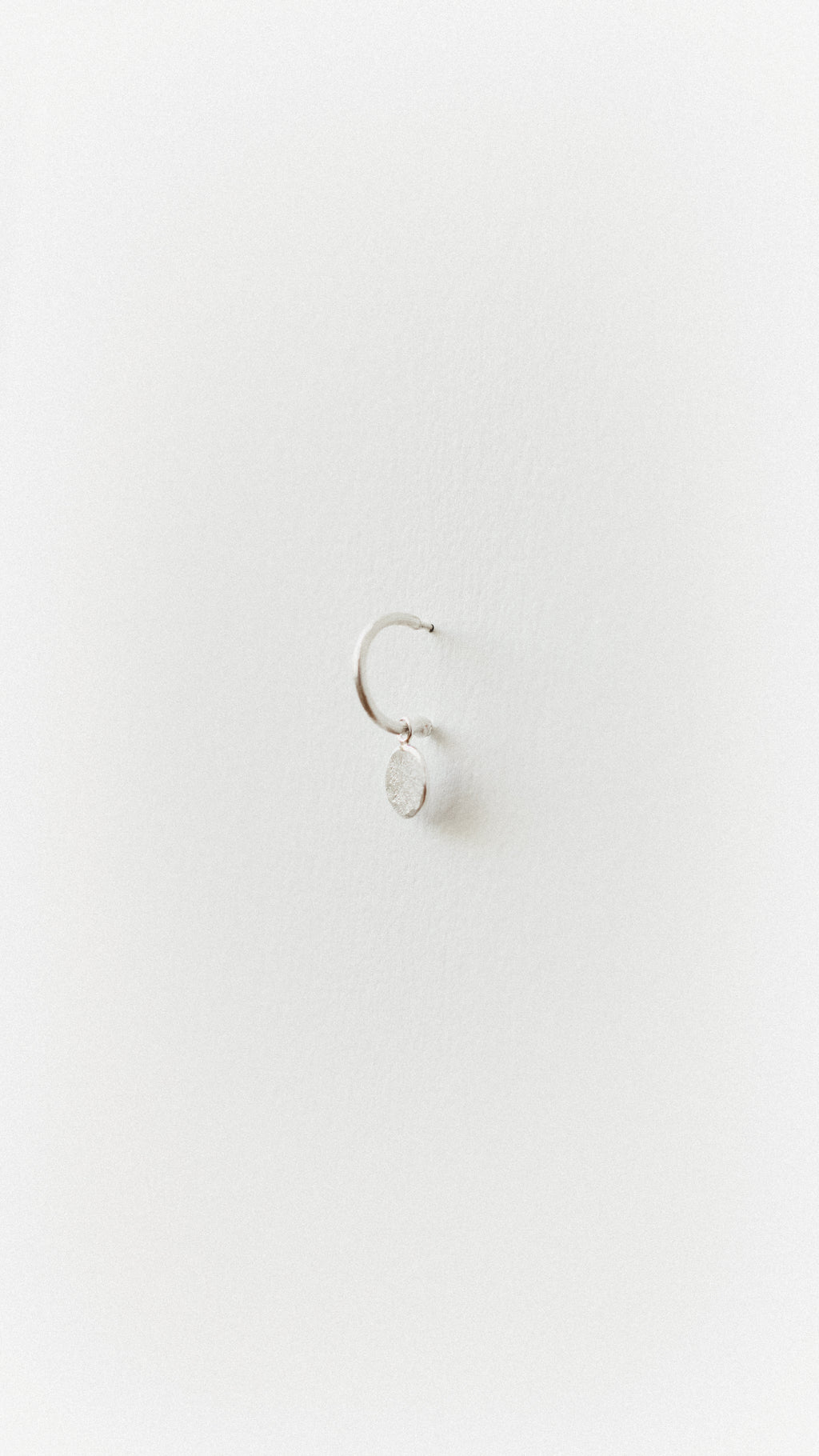 Textured Oval Loop Studs