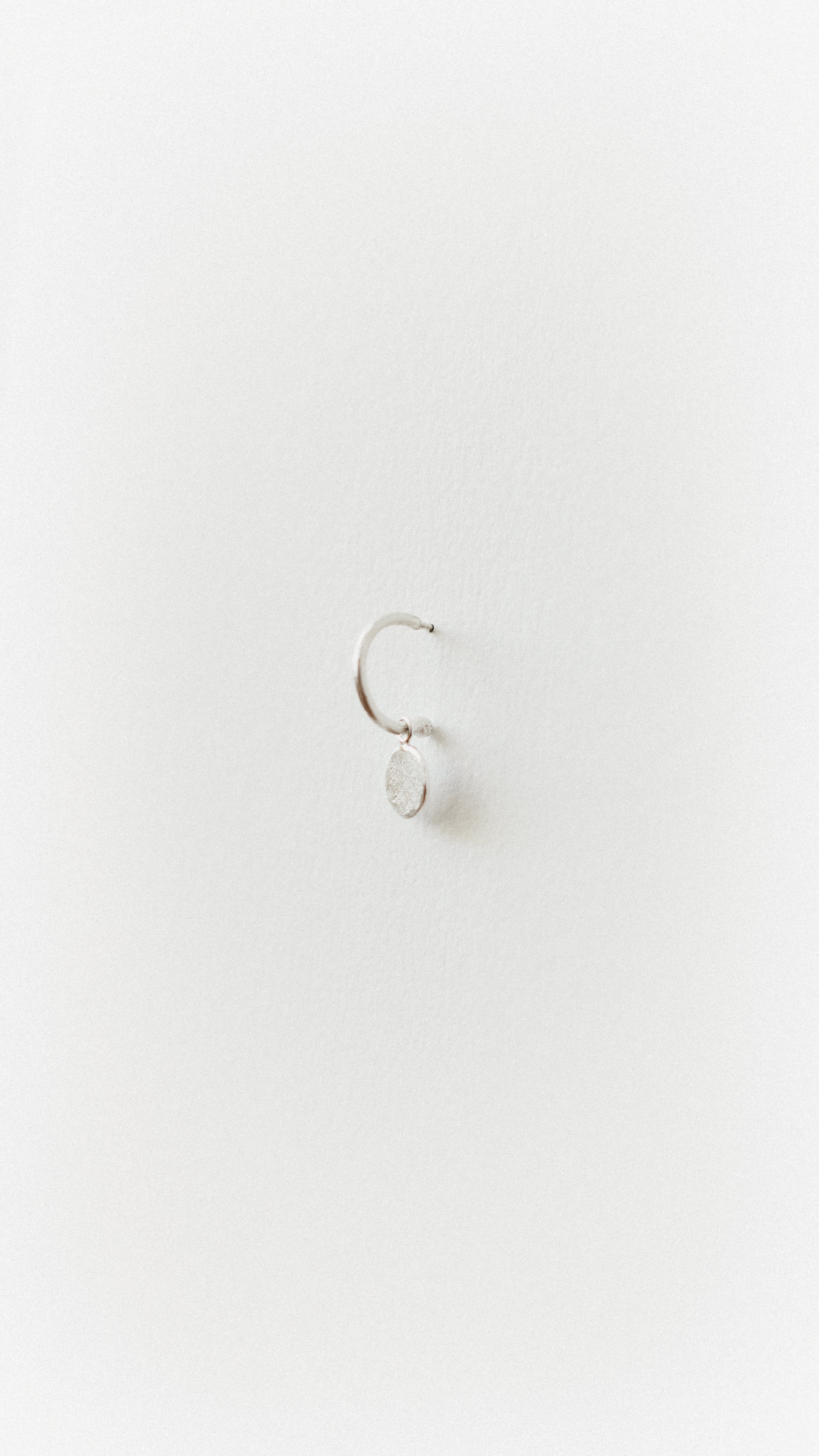 Textured Oval Loop Studs