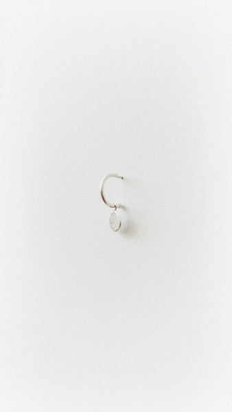 Textured Oval Loop Studs