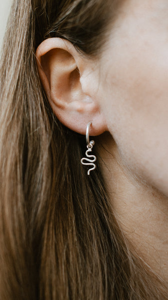 Scribbly Gum Loop Studs