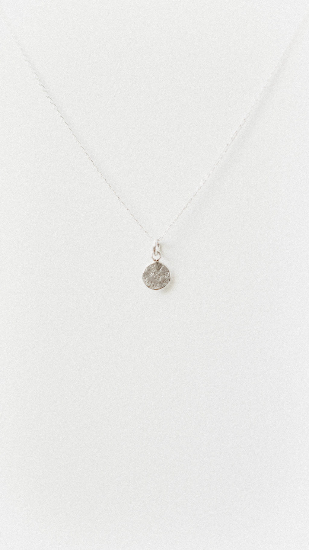 Textured Circle Charm