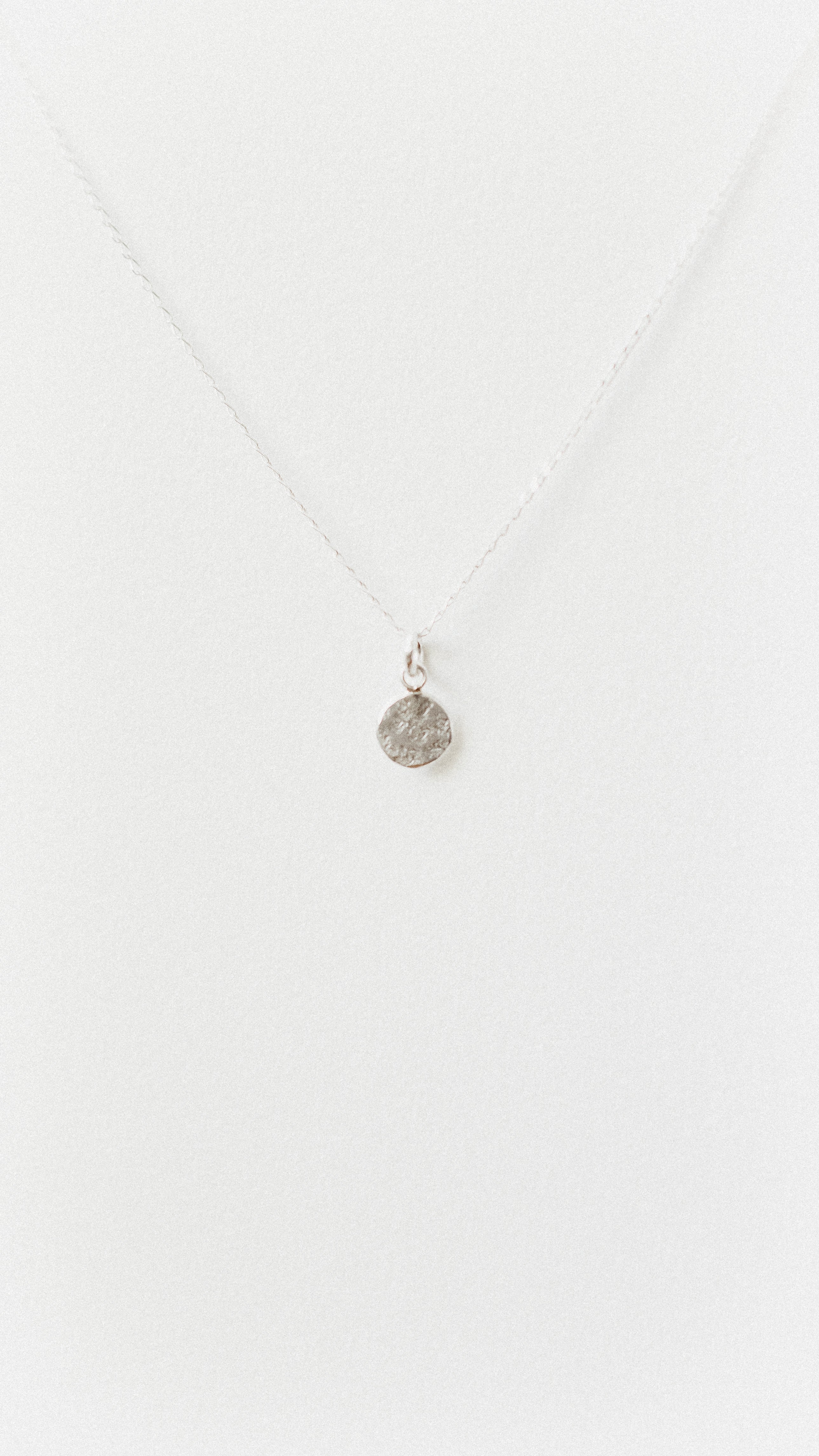 Textured Circle Charm