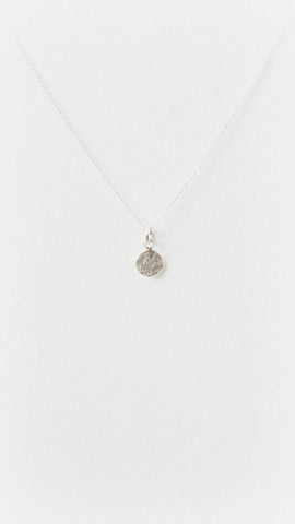 Textured Circle Charm