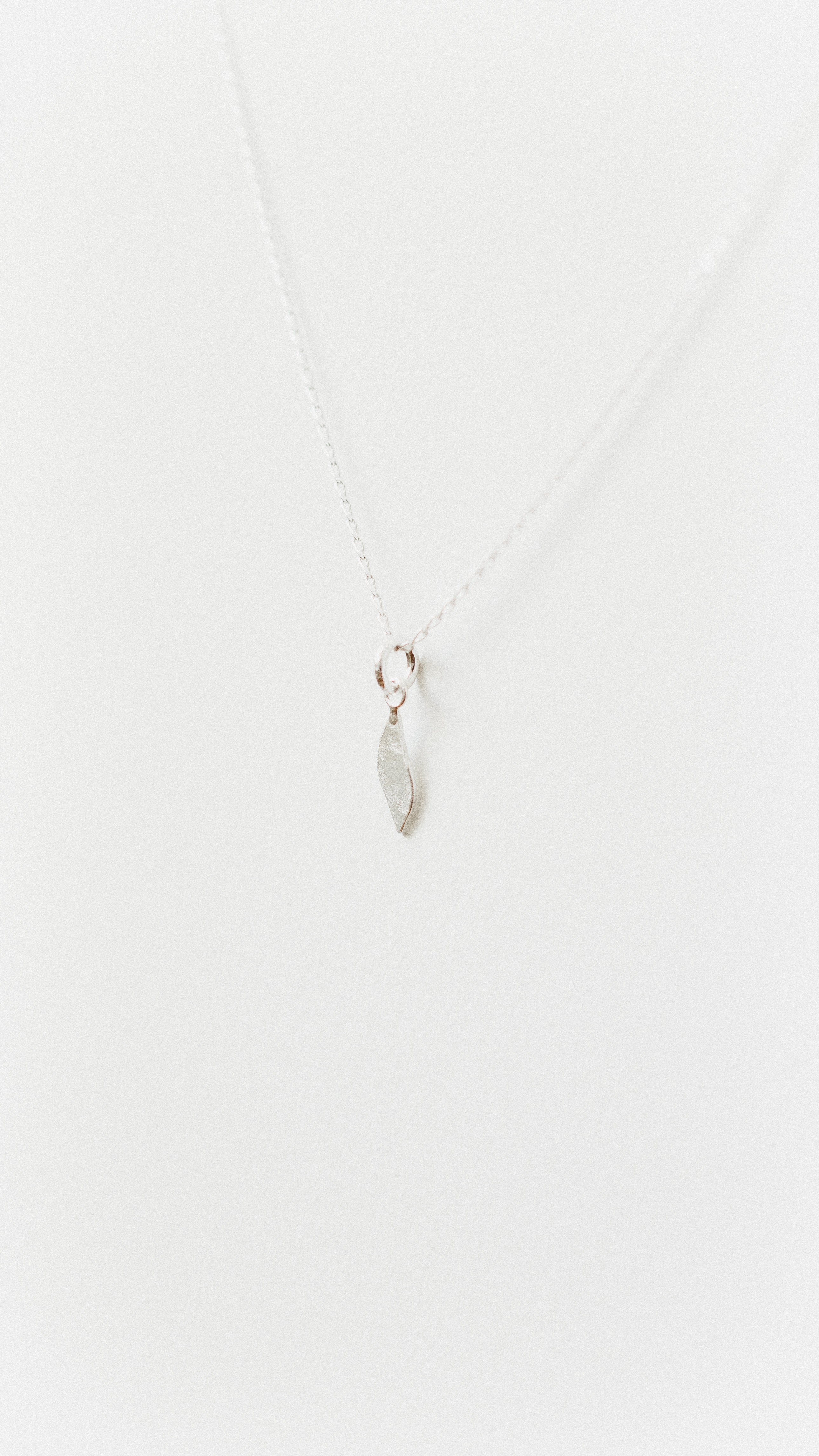 Textured Leaf Charm