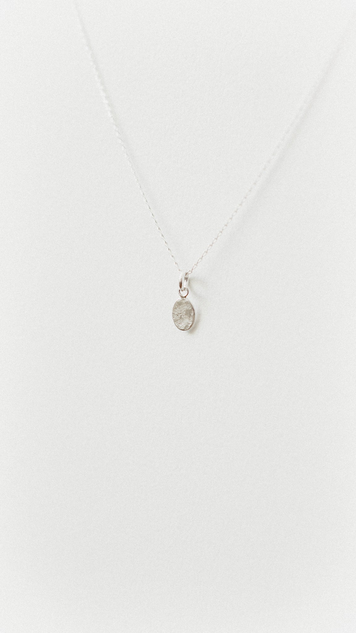 Textured Oval Charm