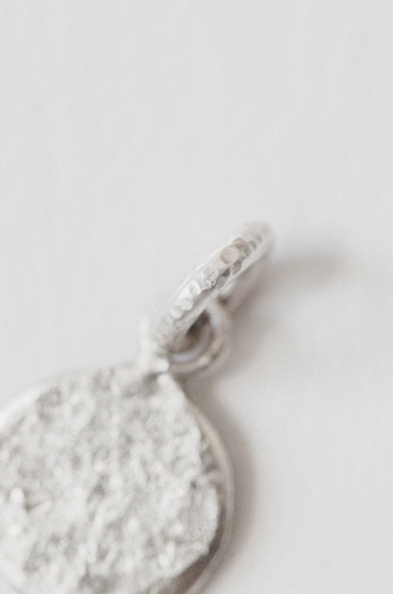 Textured Circle Charm
