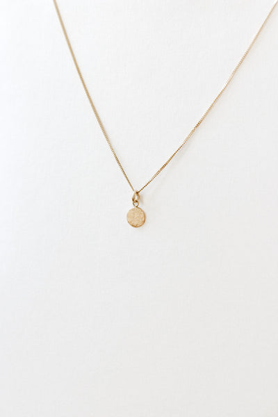 Textured Circle Charm