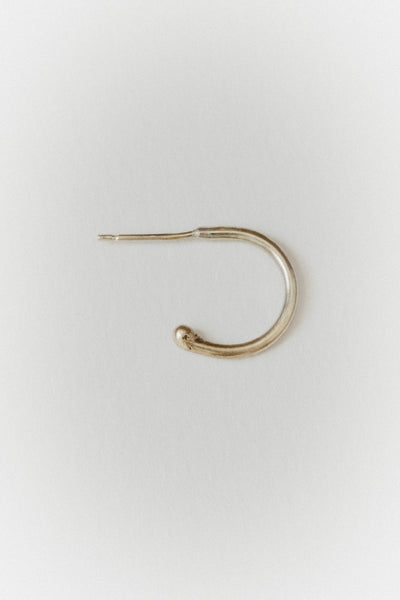 Textured Oval Loop Studs