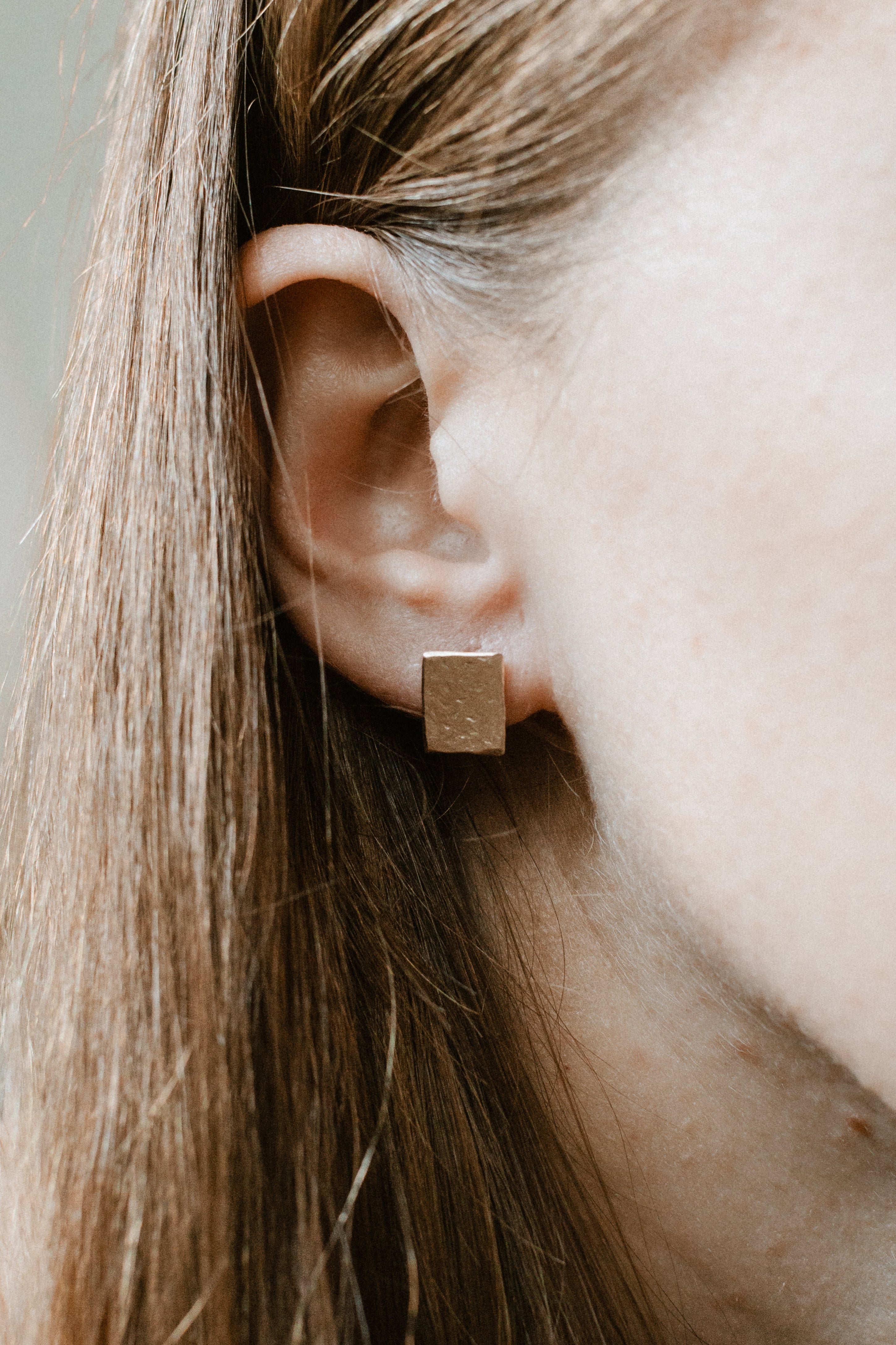 Textured Rectangle Studs